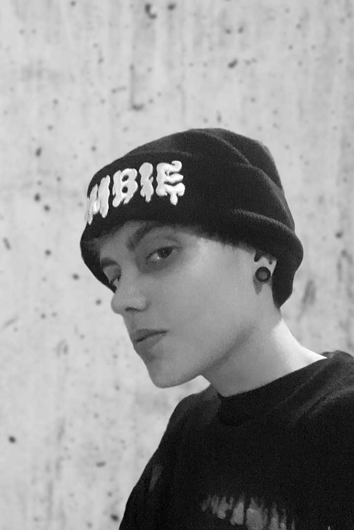 Noah Bravo profile photo in black and white